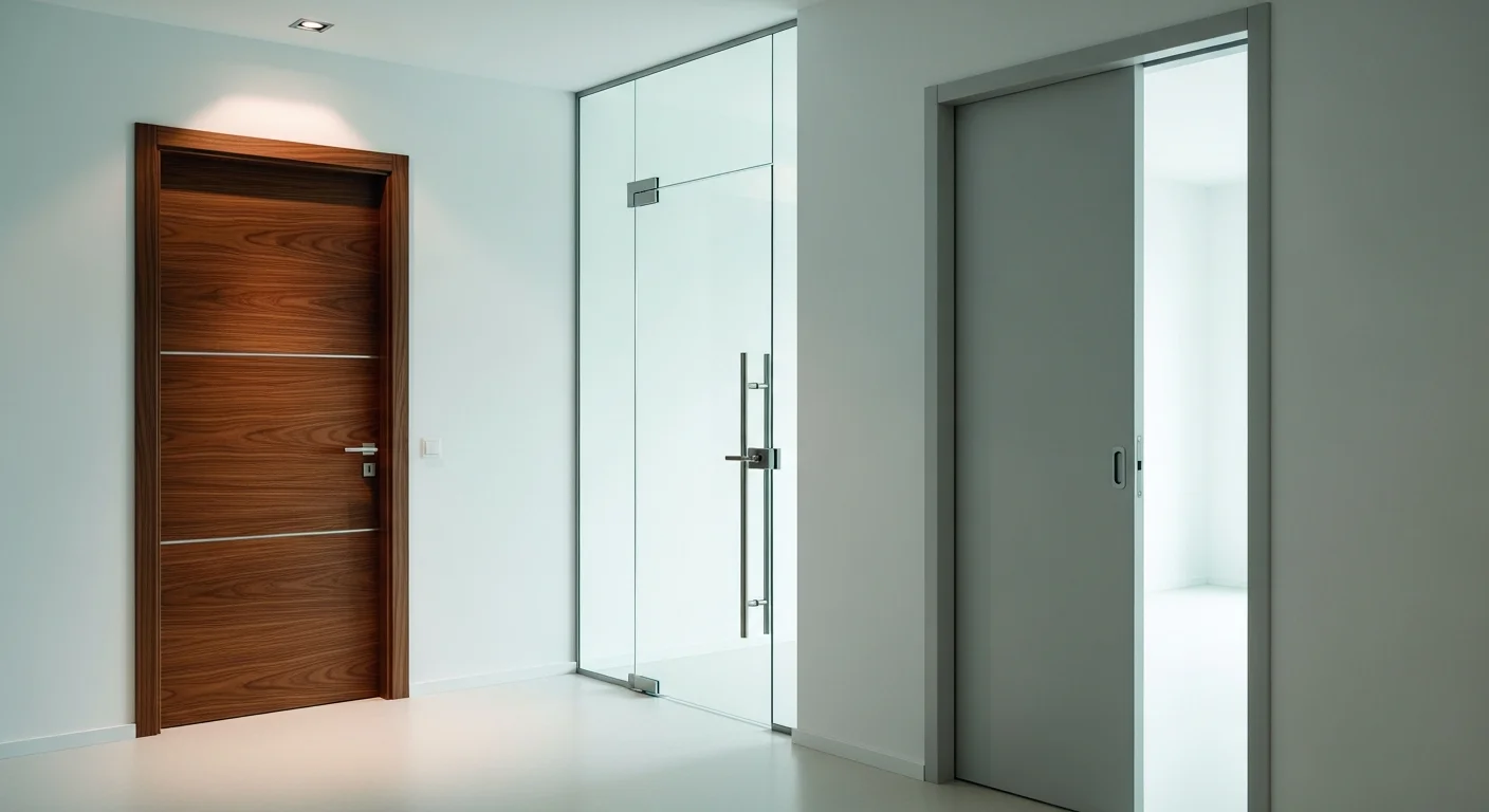 Différents types de portes intérieures pour bureaux professionnels